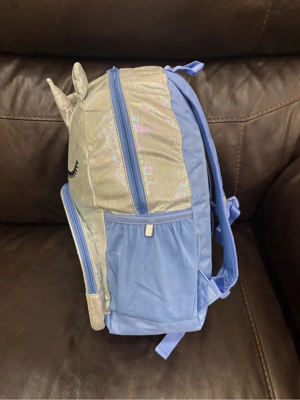 New with tags Cat & Jack Girls Unicorn Sequin Backpack in Lavender and Mint